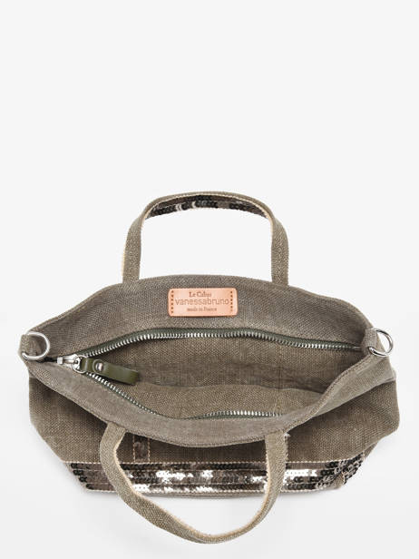 Crossbody Baby Cabas Linen Vanessa bruno Green cabas lin 31V40410 other view 3