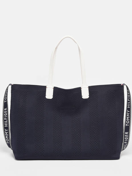 Shoulder Bag Iconic Tommy Recycled Polyester Tommy hilfiger Blue iconic tommy AW14765 other view 4