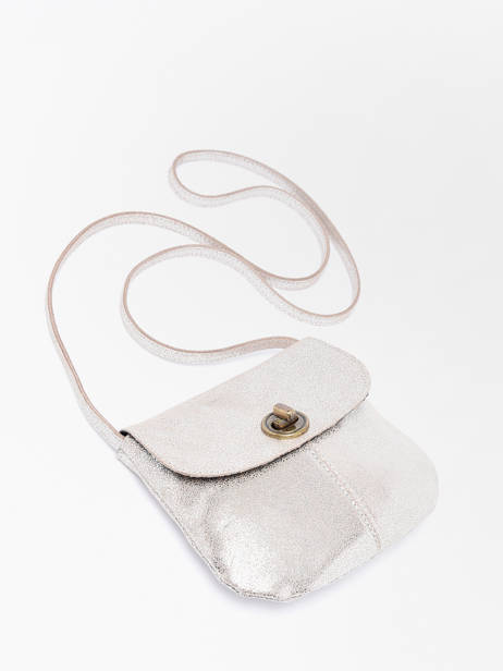 Crossbody Bag Totally Royal Leather Pieces Silver totally royal 17055353 other view 2