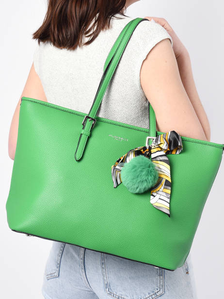A4 Size  Shoulder Bag Grained Miniprix Green grained 1 other view 1