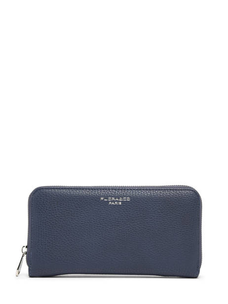 Zip Wallet Grained Miniprix Blue grained H1689