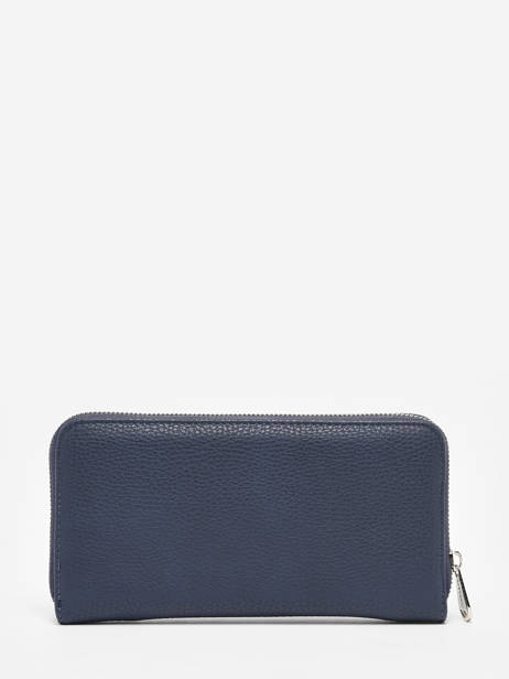 Zip Wallet Grained Miniprix Blue grained H1689 other view 2