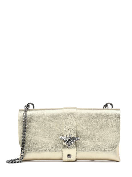 Sac Bandoulière Nine Cuir Milano Argent nine NI22111N