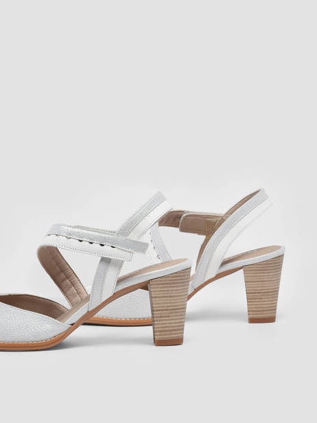 Pumps Dodi In Leather Dorking White women D9039 other view 1