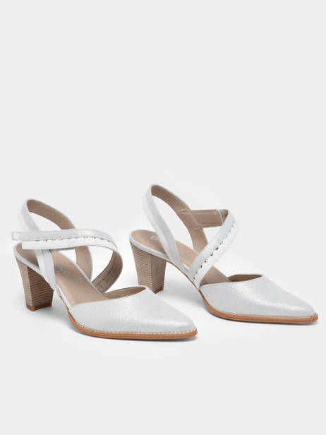 Pumps Dodi In Leather Dorking White women D9039 other view 2