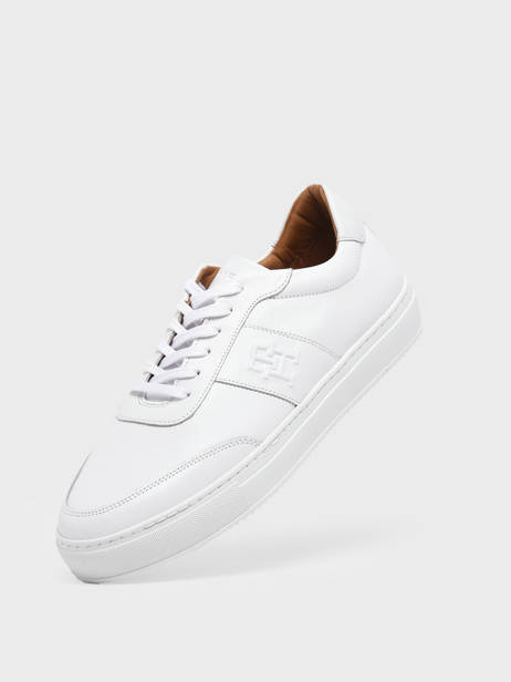 Sneakers In Leather Tommy hilfiger White men 4488YBS other view 1