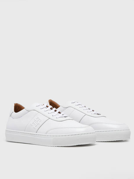 Sneakers In Leather Tommy hilfiger White men 4488YBS other view 2