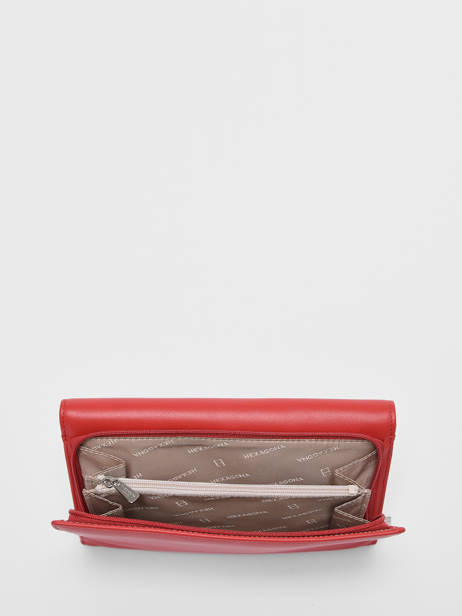 Continental Wallet Leather Hexagona Red multico 227378 other view 3