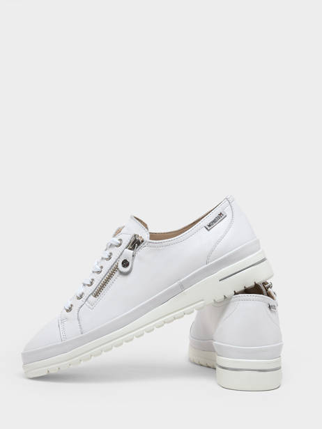 Sneakers June In Leather Mephisto White women P5137332 other view 4