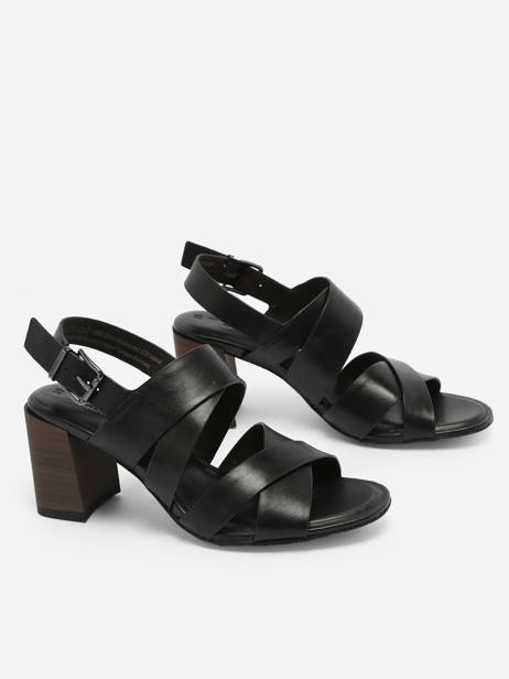 Heeled Sandals In Leather Tamaris Black women 20 other view 2