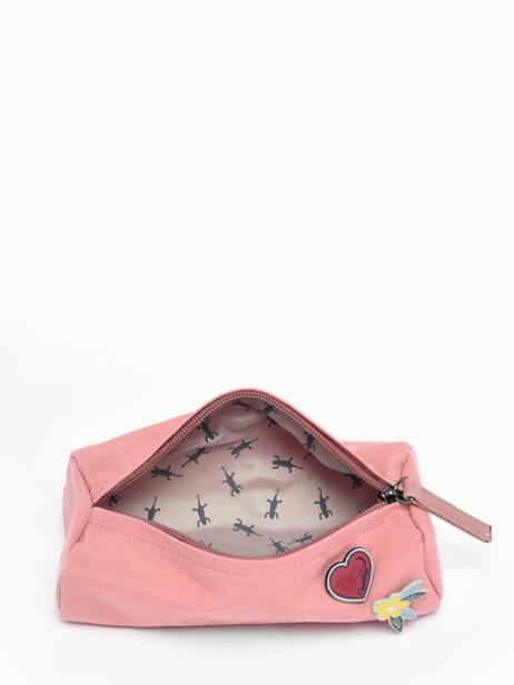 1 Compartment  Pouch Cameleon Pink vintage pin's STRO other view 2