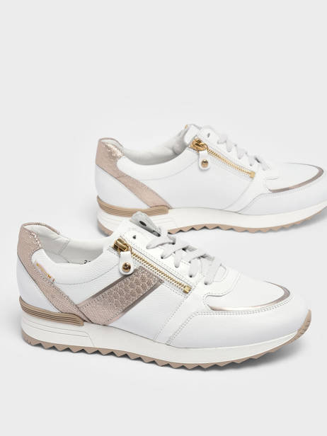 Sneakers In Leather Mephisto White women P5139495 other view 3