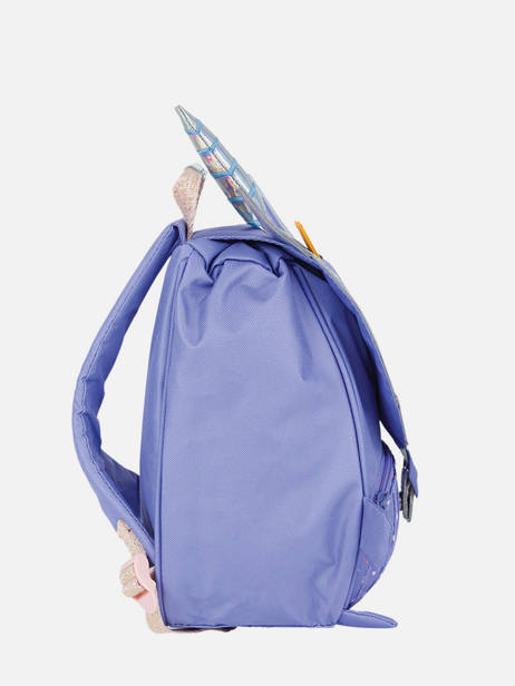 Mini Backpack Tann's Blue ecole des tann's 645142 other view 2