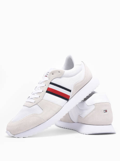 Sneakers In Leather Tommy hilfiger White men 4699YBS other view 1