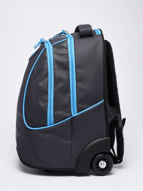 2-compartment Wheeled Schoolbag Olympique de marseille Gray om 23CO204R other view 2