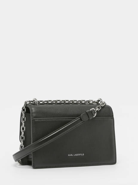 Crossbody Bag K Signature Leather Karl lagerfeld Black k signature 235W3062 other view 4