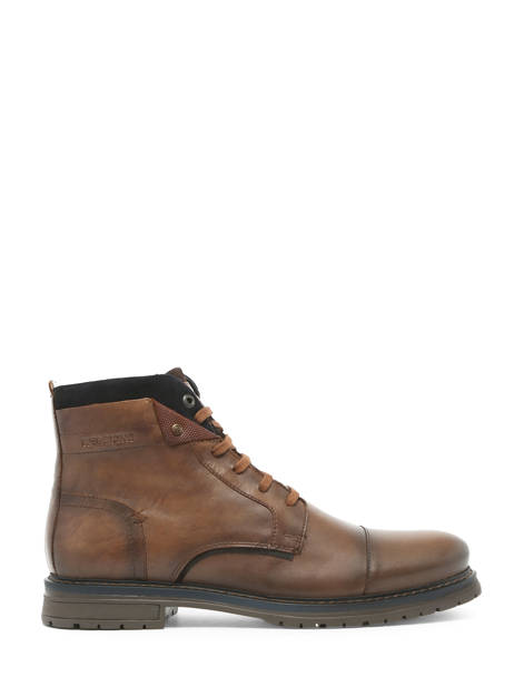 Boots Notif En Cuir Redskins Marron men NOTIF