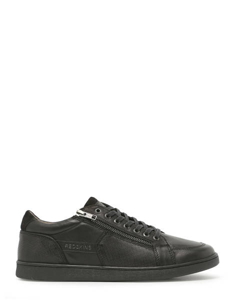 Sneakers Distrait En Cuir Redskins Noir men DISTRAIT