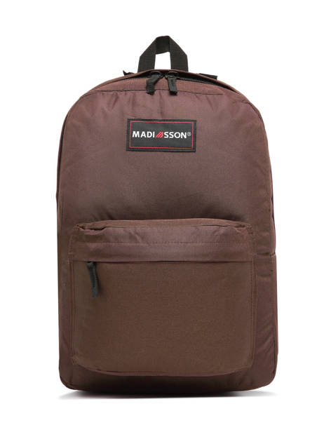 2-compartment Backpack Madisson Brown college 82441