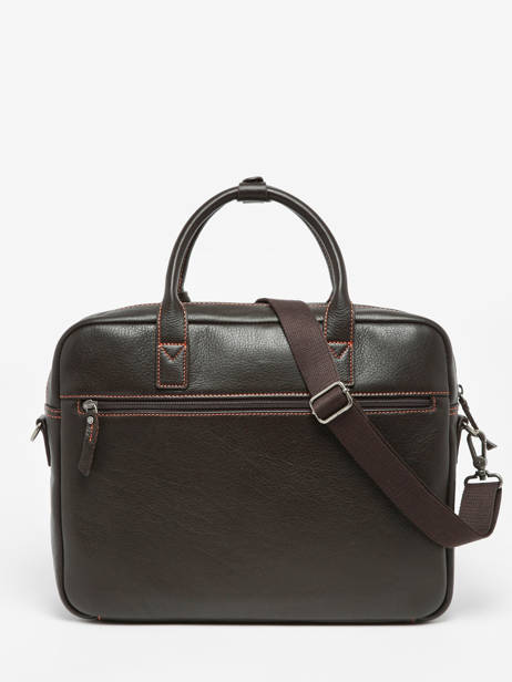 2-compartment  Business Bag Etrier Brown foulonne EFOU8152 other view 4
