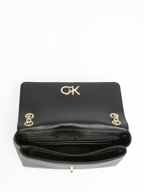 Crossbody Bag Re-lock Recycled Polyester Calvin klein jeans Black re-lock K610749 other view 3